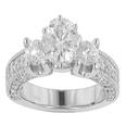 2.54 ct. TW Round Diamond Antique Style Engagement Ring