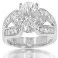 1.91 ct. TW Round Diamond Engagement Split Shank Ring