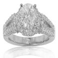 3.09 ct. TW Round Diamond Engagement Ring