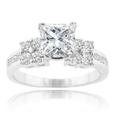 2.02 ct. TW Princess Cut Engagement Ring
