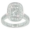 1.45 Ct. TW Radiant Cut Diamond Engagement Ring