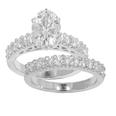 2.10 Ct. TW Round Diamond Engagement Ring with Wedding Band
