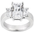 1.60 ct. TW Princess Cut Three Stone Diamond Ring