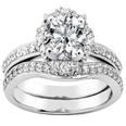 1.81 ct. TW Round Cut Diamond Engagement Ring with Wedding Band