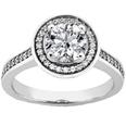 1.93 ct. TW Round Cut Diamond Engagement Ring
