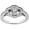 1.97 ct. TW Oval Shaped Diamond Engagement Ring