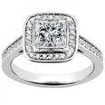 2.26 ct. TW Princess Diamond Engagement Ring