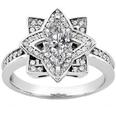 1.83 ct TW Marquise Diamond Engagement Ring