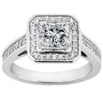 2.25 ct. TW Princess Diamond Engagement Ring
